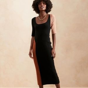 BR x Harbison Scoop Neck sweater dress